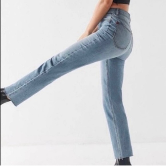 BDG 25 (0 US) Mom Jeans Urban Outfitters High Rise Frayed Hems Women’s - Picture 13 of 13